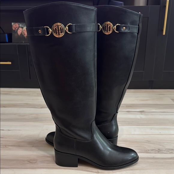 Tommy Hilfiger Shoes - Tommy Hilfiger Monogram Riding Boot in Black